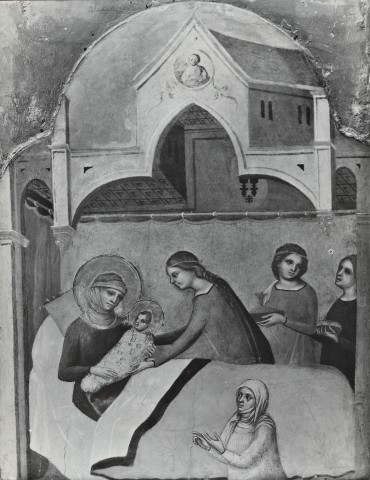 Anonimo — Anonimo veneziano - sec. XIV - Nascita di Maria Vergine — insieme